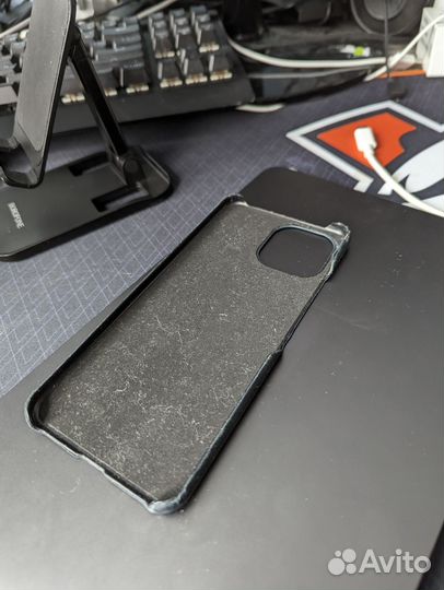 Кожаный чехол на mi 11 lite