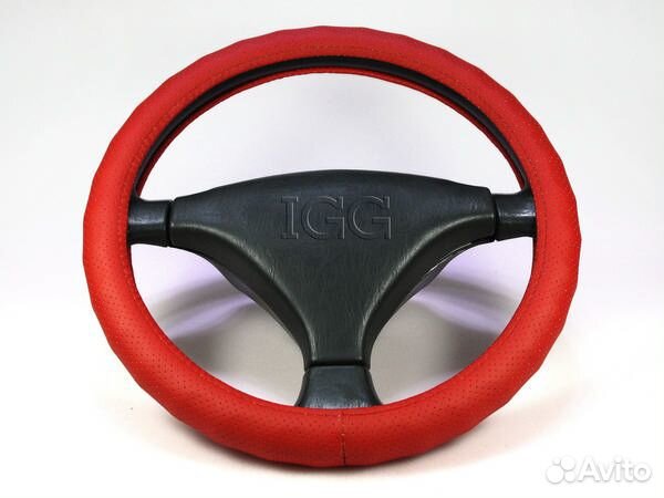 Оплетка для руля Волна M(37-38см) экокожа перфо