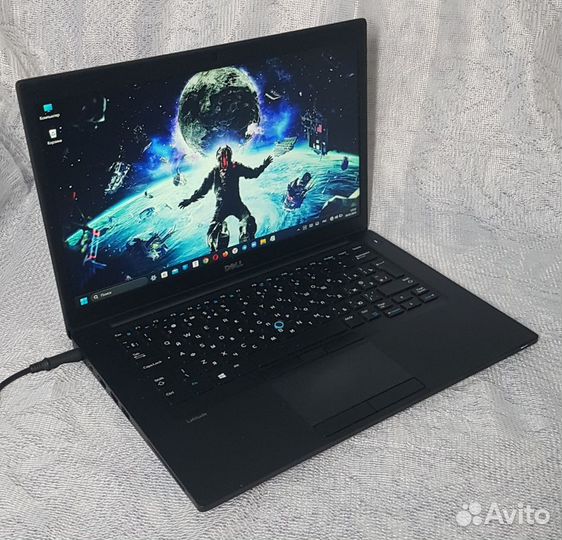 Классный Dell 7480 на i7-6600u 16Гб ips