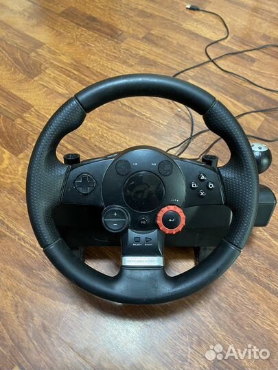 Игровой руль logitech driving force gt