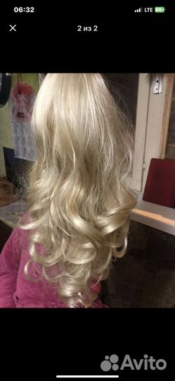 Хвост шиньон на крабе