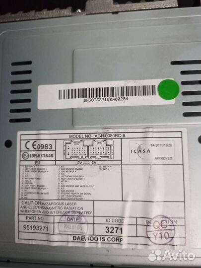 Магнитола Шевроле Каптива