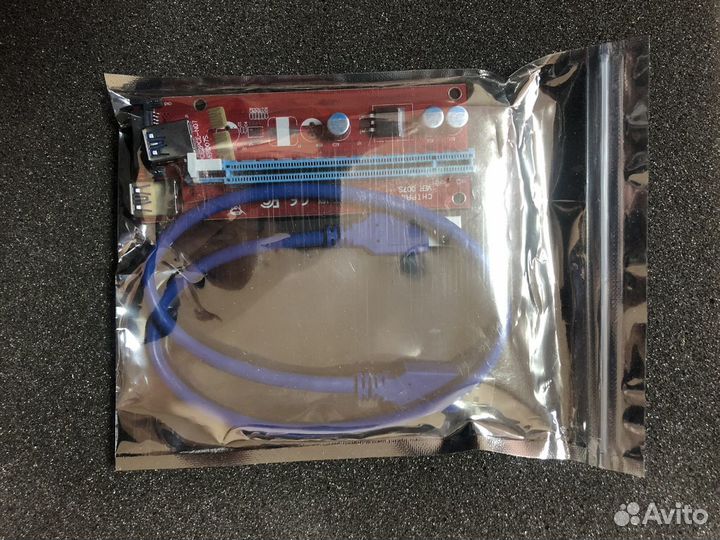 Райзер pci-e SATA. Новые