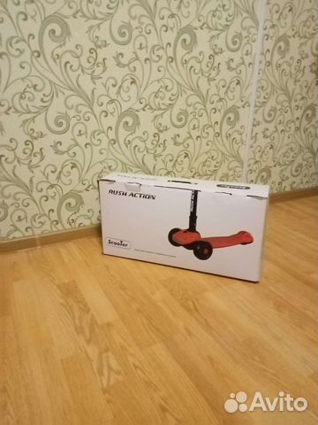 Самокат детский трехколесный б/у