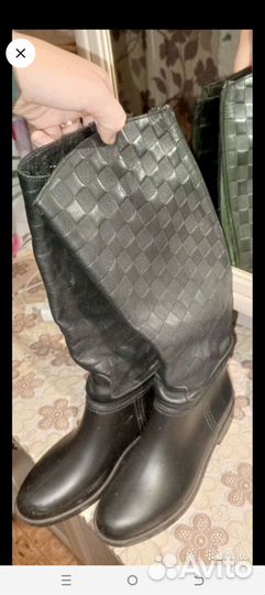 Сапоги резиновые утеплённые