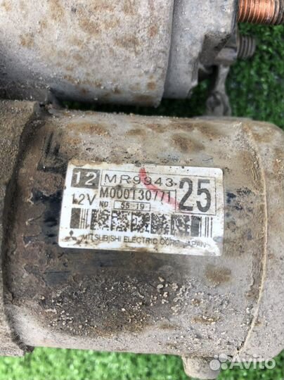 Mitsubishi Lancer 9 Стартер MR994325