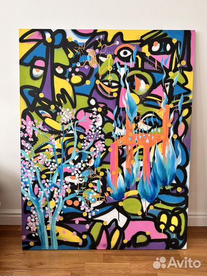 Картина авторская 120см