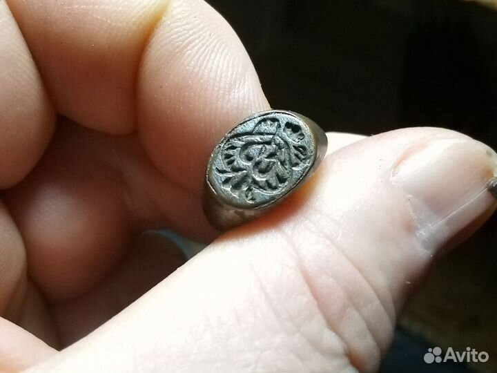 Старинная печатка древней Руси бронза