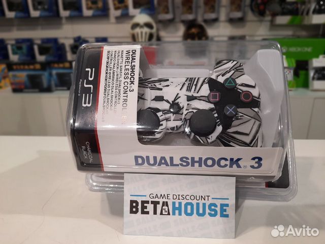 Джойстик PS3 Вторая ревизия - Белый Антик