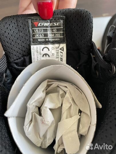 Мотоботы Dainese Street Darker Black Мотокеды 40