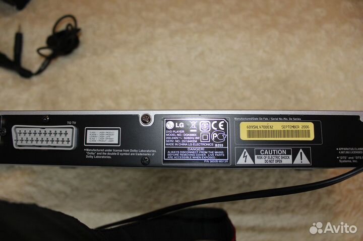 DVD-плеер/караоке LG+2 микрофона