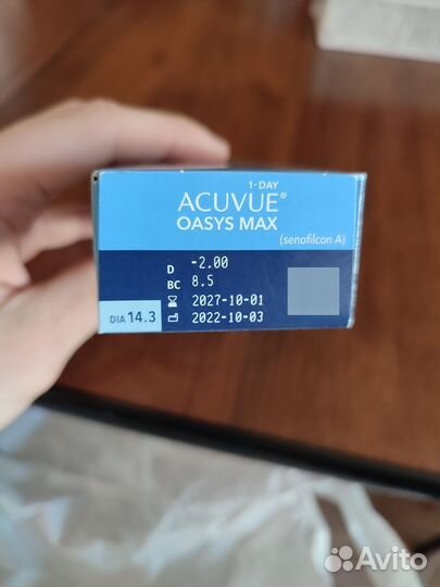 Линзы acuvue oasys max + раствор для линз