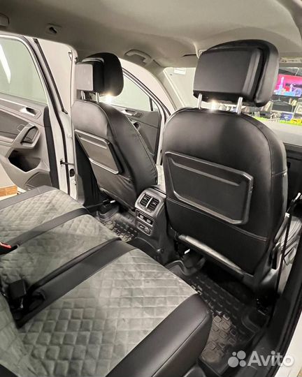 Авточехлы из алькантары ромб VW Tiguan 2 Автопилот