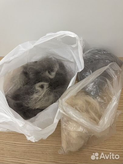 Собачья шерсть (3 пакета)