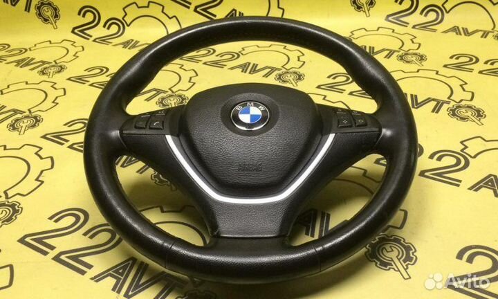 Руль Bmw X5 E70 N52B30 2007Г. Апрель