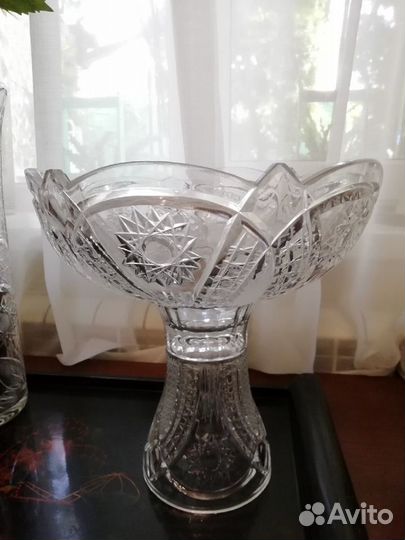 Посуда хрустальная времен СССР