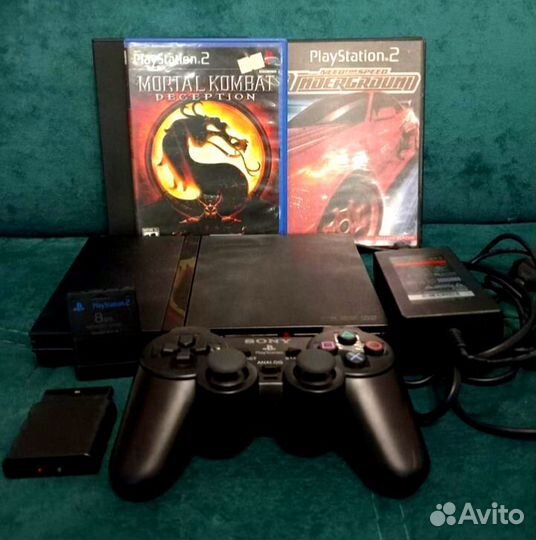 Sony PS2 прошита обслужена