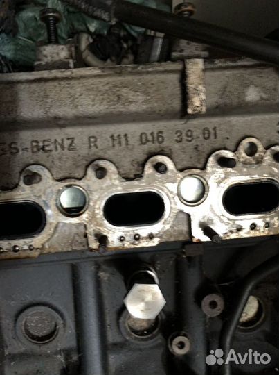 Блок цилиндров Мерседес 111 мотор c200 w203