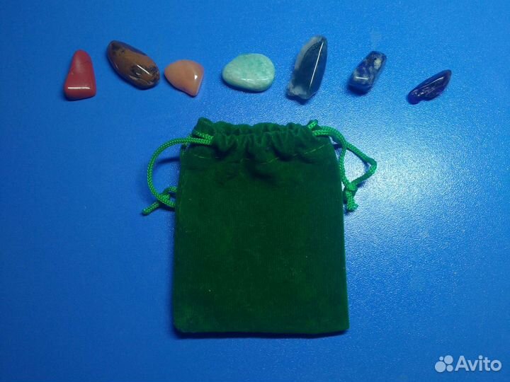 Чакровый набор натуральных минералов
