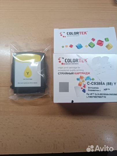 Струйные картриджи для принтера Colortec HP (88)