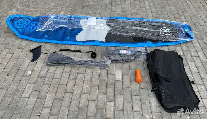 Доска для SUP бординга надувная 315x76x15 см