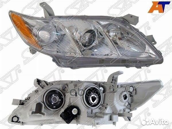 Фара toyota camry 06-09 RH желтый габарит с эле