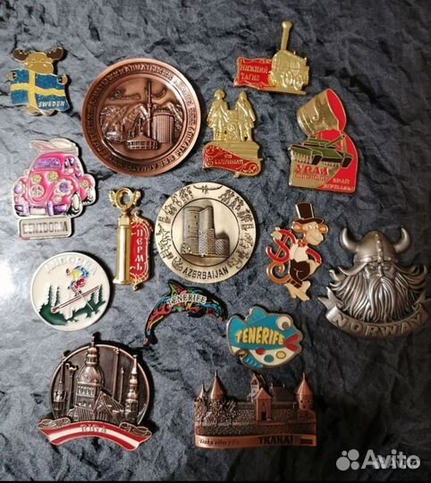 Магниты сувенирные на холодильник