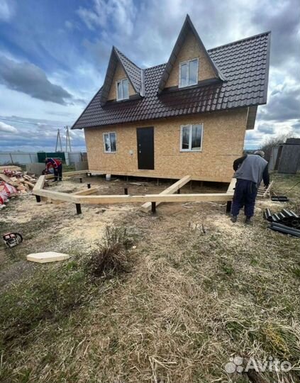 Строительная бригада строительные работы