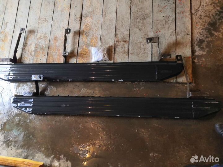 Пороги KIA sportage 4 2016-2019 premium black