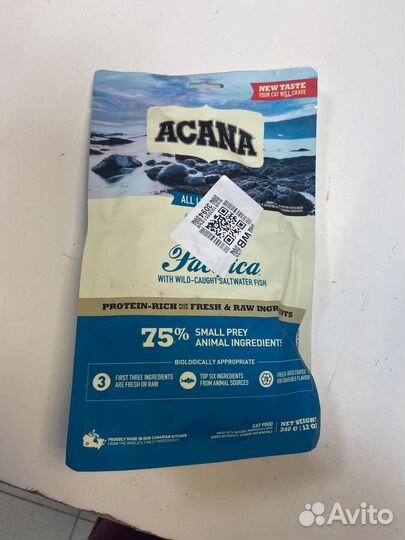 Беззерновой корм для кошек Ассаna Pacifica Cat