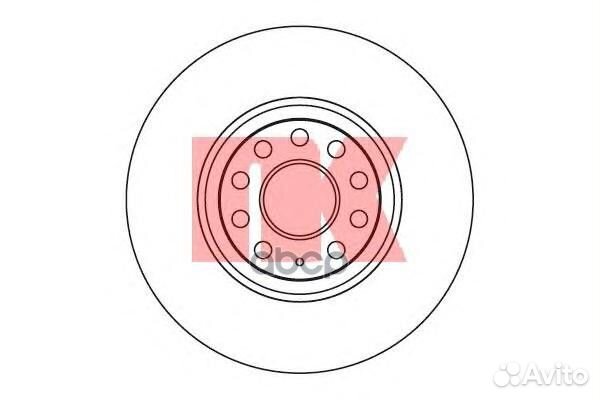 3147115 диск тормозной передний VW Passat 1.6