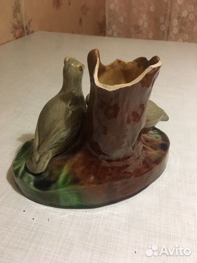 Статуэтка фарфоровая чернильница