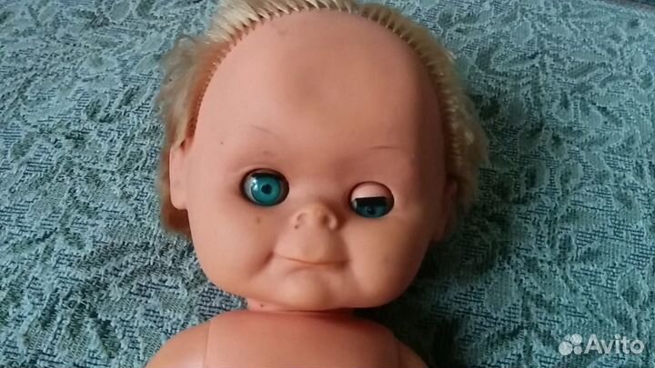 Раритет из СССР - Кукла ГДР Топтыжка Обижулька