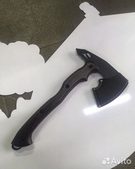 Топор кованный крот + чехол из экокожи