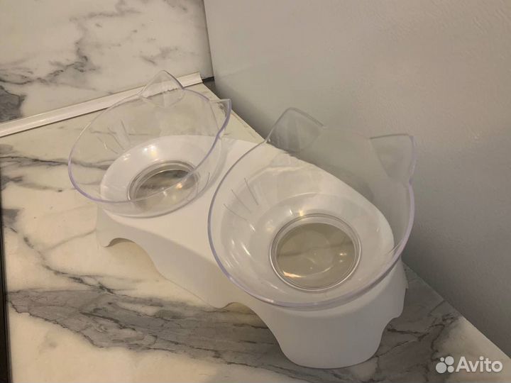 Миски для кошек двойные