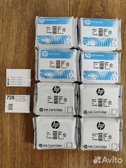 Картриджи HP 728 и HP 72 для плоттера