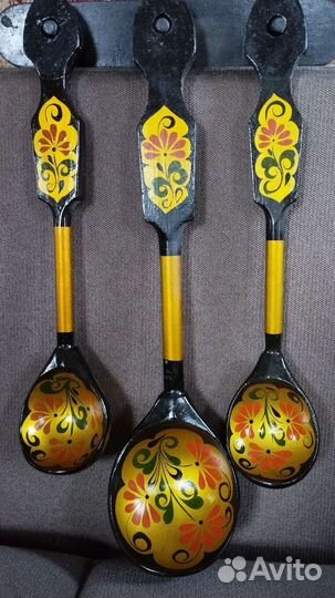 Деревянные ложки хохлома