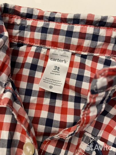 Рубашка для мальчика 3T (98) Carter's