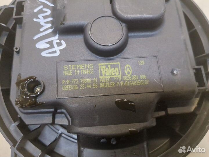 Двигатель отопителя Mercedes ML W164, 2006