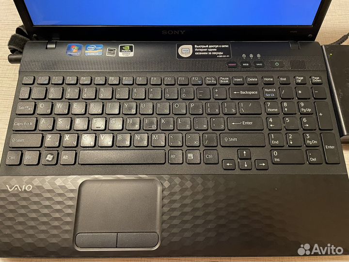 Ноутбук sony vaio pcg-71812v