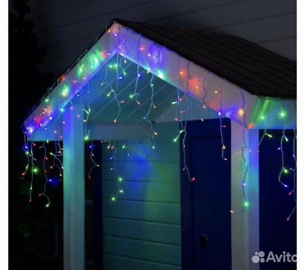 Гирлянда бахрома уличная