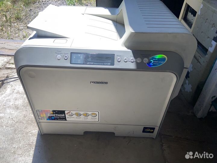 Цветной лазерный принтер samsung clp-500