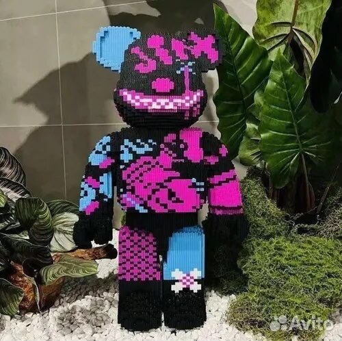 3d конструктор Bearbrick медведь (злой)