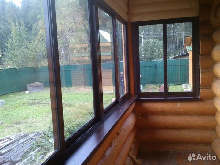 Окна с установкой