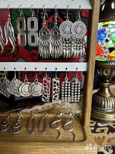 Серьги ручной работы