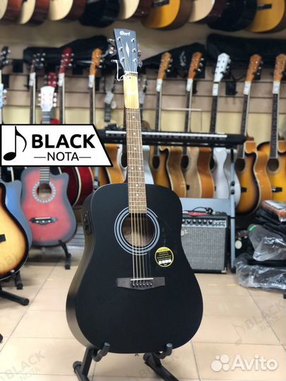 Гитара Cort AD810E-BKS (с подключением) черная