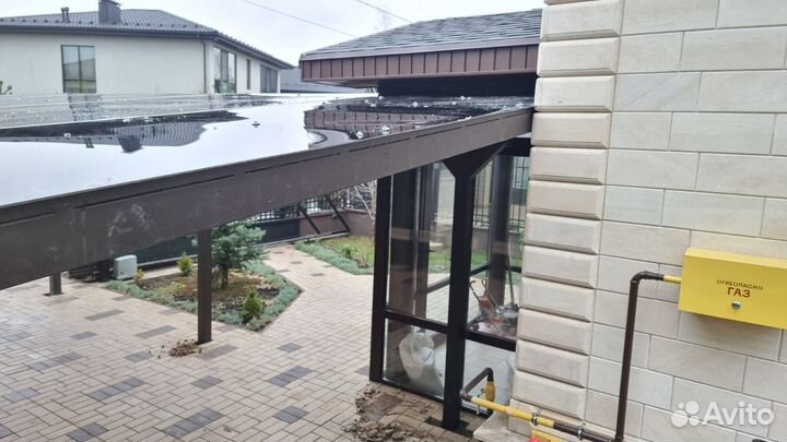 Навесы из поликарбоната. Под ключ