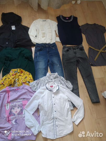 Вещи пакетом на девочку 146-152