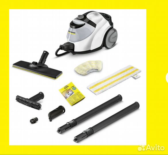 Белый Пароочиститель SC 5 EasyFix