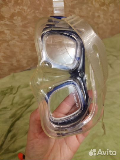 Набор для плавания детский, Ласты 32-34 размер